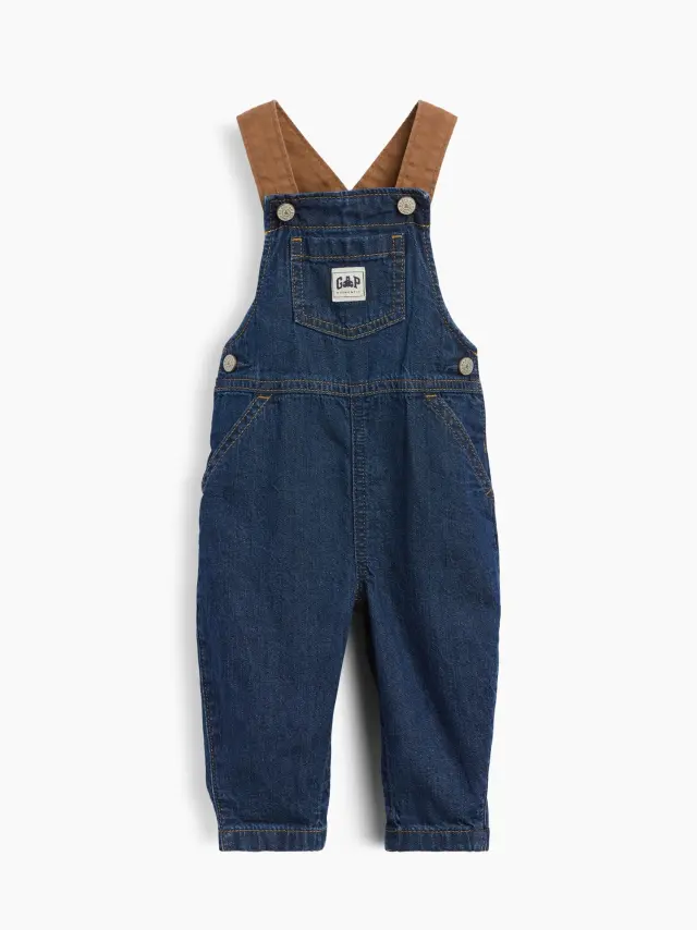 Βρεφική Τζιν Σαλοπέτα Workwear Dark wash
