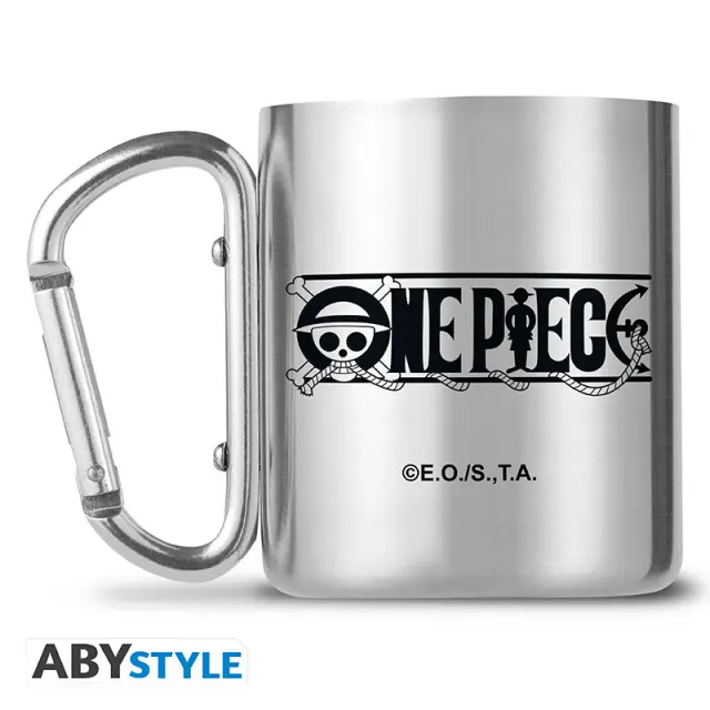 Κούπα μεταλλική ONE PIECE - Mug carabiner - Luffy + Skull MGCM0065 2