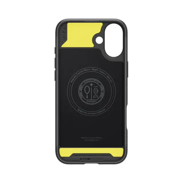 Spigen ACS08214 Rugged Armor (MagFit) Case Apple iPhone 16 Matte Black 2
