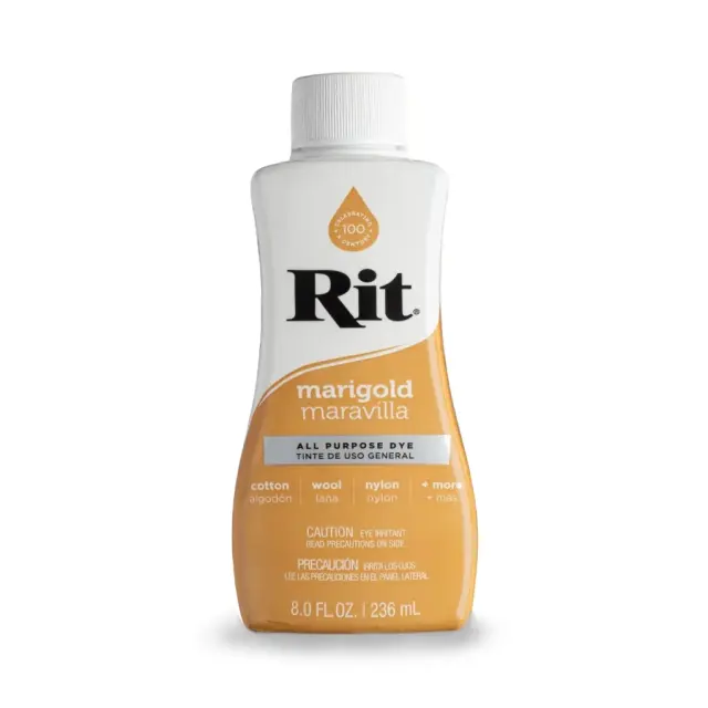 RIT DYE Liquid All-Purpose Βαφή Υφασμάτων – Marigold 236ml