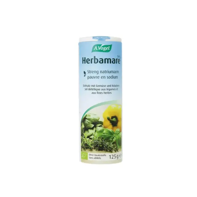 A.VOGEL Herbamare Diet Υποκατάστατο Αλατιού με Πολύ Χαμηλή Περιεκτικότητα σε Νάτριο, με Λαχανικά και Αρωματικά Φυτά 125gr
