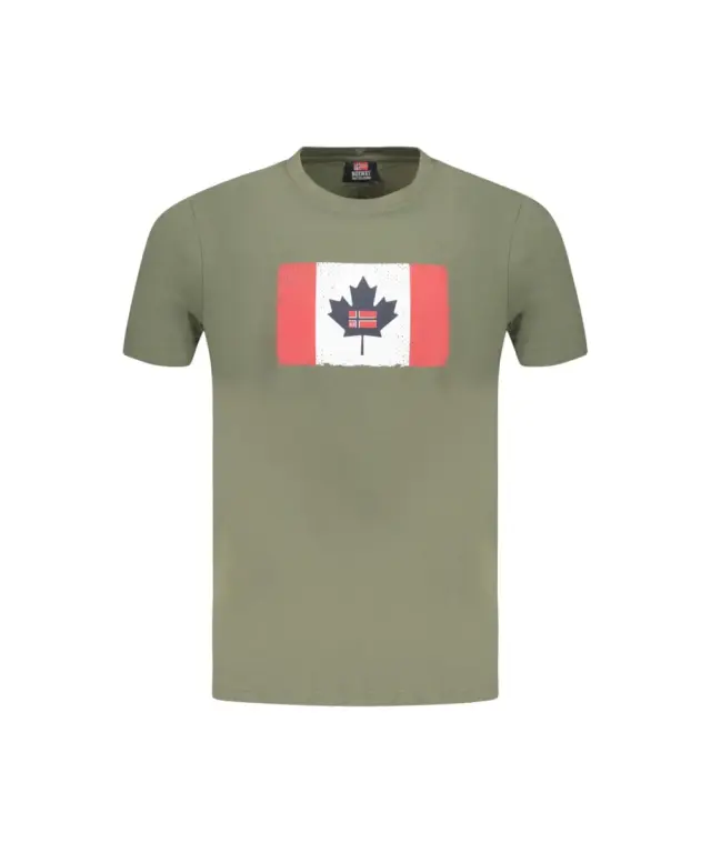 Norway Nautical School - Ανδρικό T-shirt Κοντομάνικο 856040-ARMY Χακί