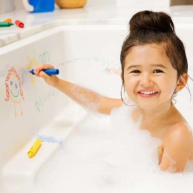 Munchkin Bath Time Crayons Πλενόμενους Μαρκαδόρους Μπάνιου, 5τεμ 3