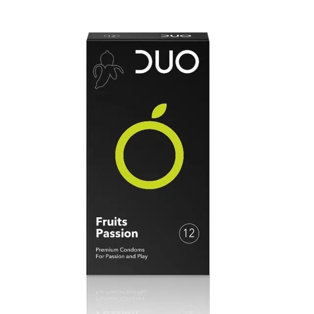Duo Fruits Passion Premium Condoms 12pcs