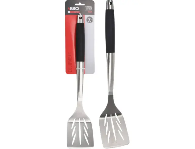 Σπάτουλα ΒΒQ (C04000110) Mε λαβή TPR, 45cm, από Ανοξείδωτο χάλυβα C04000110