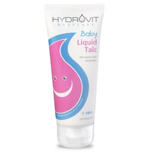 Hydrovit Baby Liquid Talc Υγρή Πούδρα με Προσροφητικές & Προστατευτικές Ιδιότητες για την Αλλαγή της Πάνας 100ml