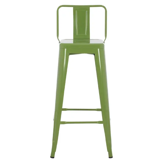 ΣΚΑΜΠΟ BAR ΜΕΤΑΛΛΙΚΟ ME ΠΛΑΤΗ ΣΕ LIGHT OLIVE GREEN FB98643.13 43Χ43Χ100εκ. 3
