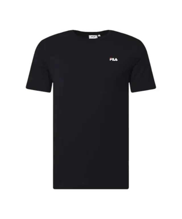 Fila - Ανδρικές Κοντομάνικες Φανέλες Brod FAM0083-13005 Μαύρο/Λευκό 2