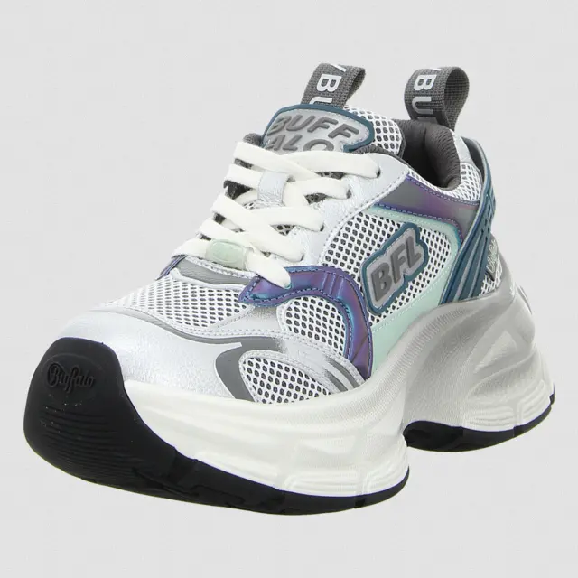 Γυναικεία Sneakers Buffalo Ridr BN1636634 Green/Silver Ασημί - 39 2