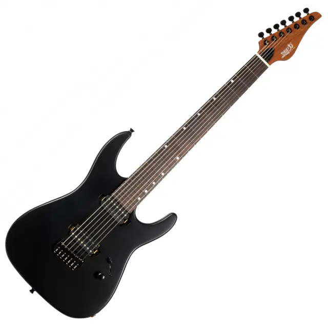 JET JS-507 Stygian Stratocaster HH 7άχορδη Ηλεκτρική Κιθάρα Black