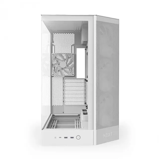 NZXT PC Case H9 Flow RGB Midi Tower White (CM-H92FW-R1) 3