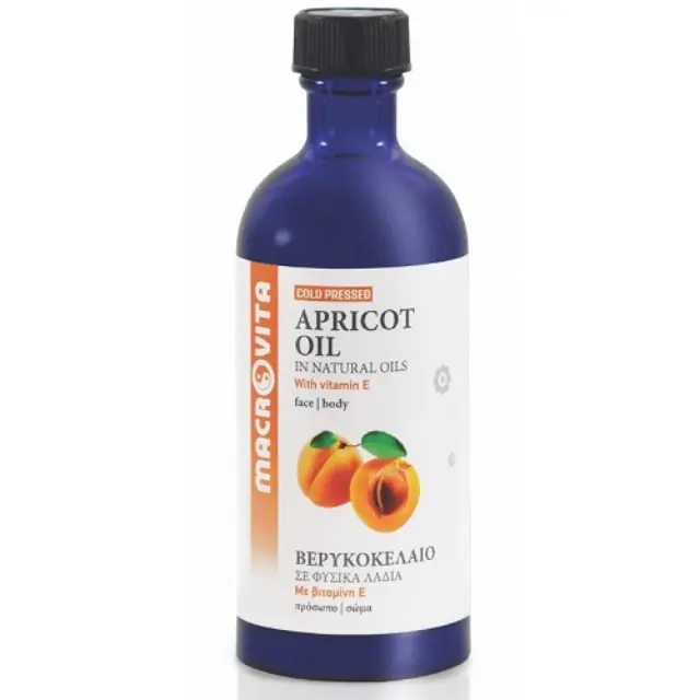 Macrovita Βερυκοκέλαιο-Apricot Oil 100ml (Έλαιο Βερύκοκου)