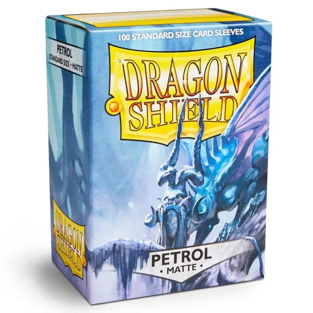 Dragon Shield Standard Sleeves - Matte Petrol (100 Sleeves)