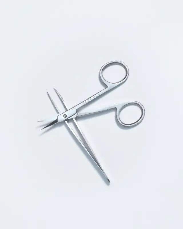 Harouls Precision Tweezer and Scisson Set - Ανοξείδωτο επαγγελματικό τσιμπιδάκι και ψαλίδι από χάλυβα 2