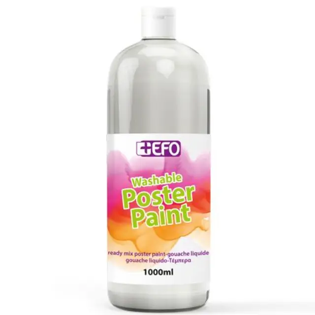 Τέμπερα +Efo 1000ml Ασημί