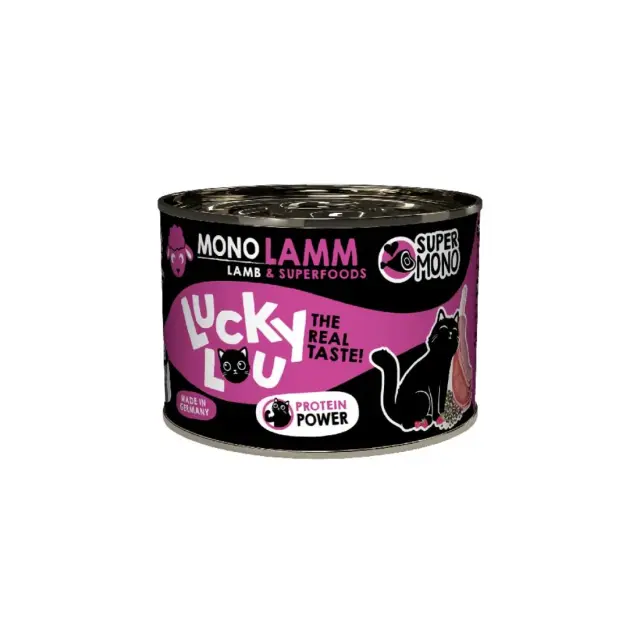 Lucky Lou SuperMono Αρνί (με Βατόμουρα & Σπόρους Chia) 200gr