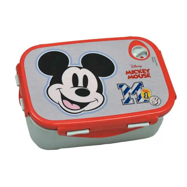 Gim Φαγητοδοχείο Πλαστικό Micro 900ml Mickey All in the Name (553-15265)