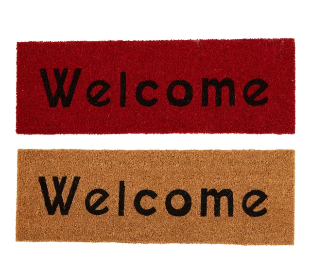 ΤΑΠΕΤΟ ΕΙΣΟΔΟΥ WELCOME 25X75 NEF-NEF HOMEWARE, 100% ΚΟΚΟΦΟΙΝΙΚΑΣ - NATURAL (038491) 2