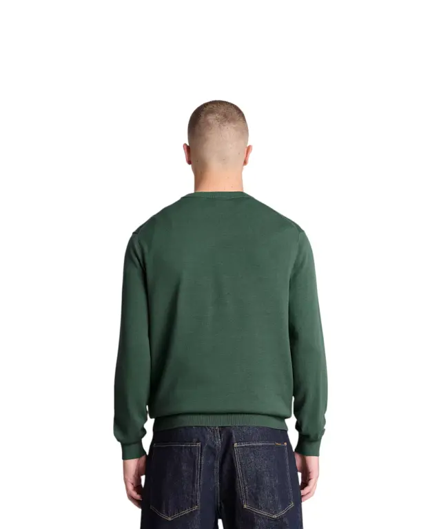 Timberland - Ανδρικό Πλεκτό Πουλόβερ Williams River Cotton Crew Neck TBC0YHAZ-398 Πράσινο - S 2