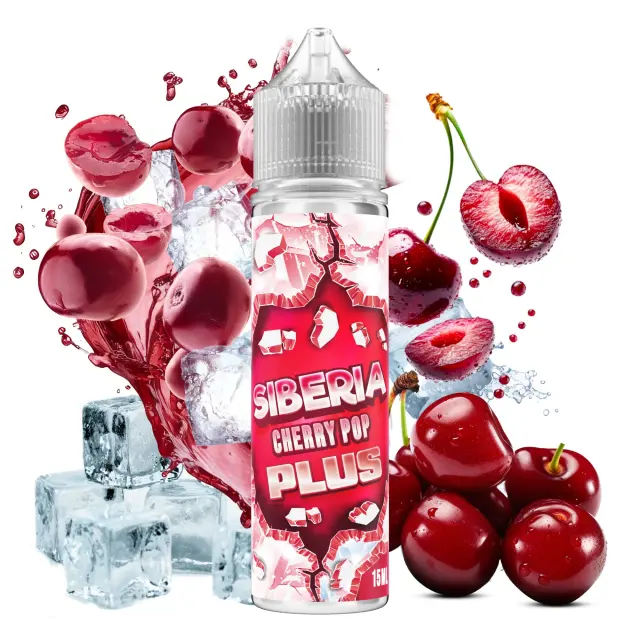 Cherry Pop Plus 15ml (60ml) - Siberia Flavorshots
