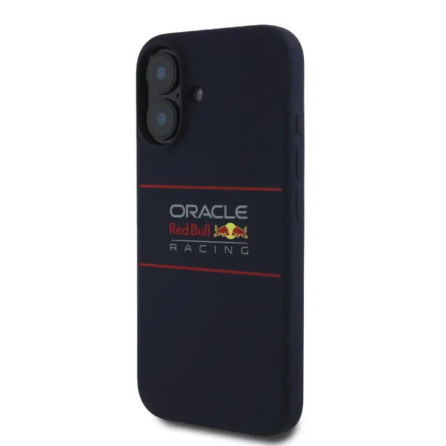 Red Bull Silicone Horizontal Logo MagSafe for iPhone 16 Plus Navy 2