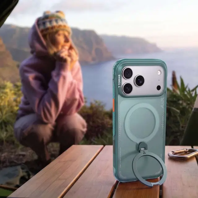 Torras Ostand Q3 Air Green - iPhone 18 Pro Max 2