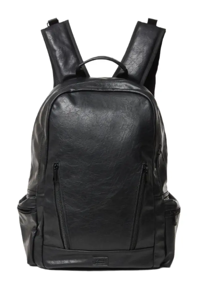FunkyBuddha ανδρικό faux leather σακίδιο πλάτης με θήκη laptop FBM014-094-10-1 - OS
