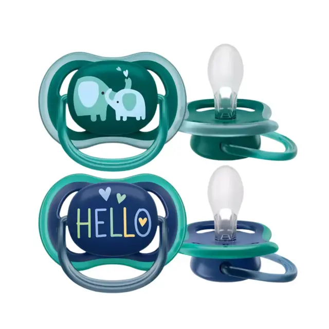 Philips Avent Ultra Air Πιπίλες Σιλικόνης 18m+ (SCF349/18) 2τμχ