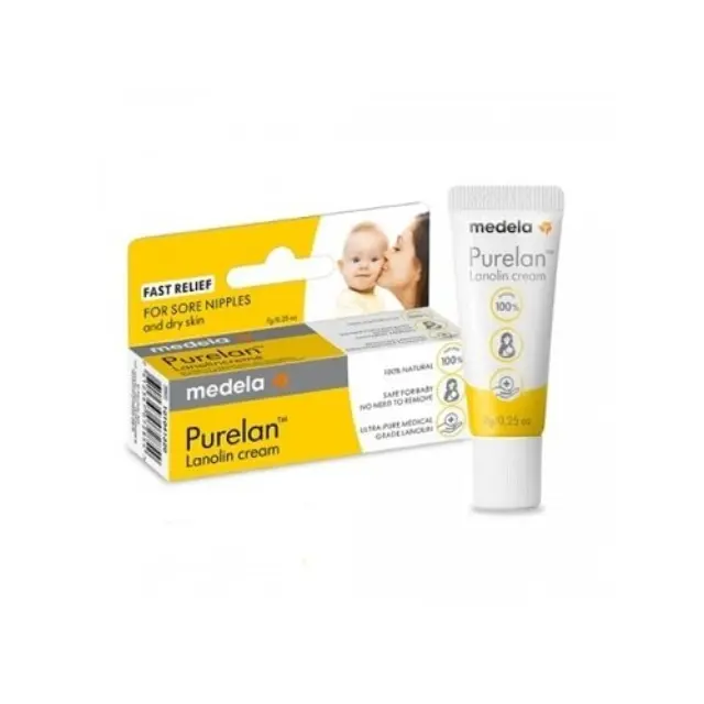 Medela Purelan Lanolin Cream Κρέμα Λανολίνης για την Ανακούφιση των Θηλών, 7gr