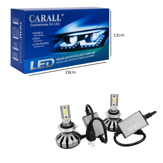 Carall Λάμπες LED Αυτοκινήτου H7 Διπλού Χρώματος 6500K / 3000K με Εναλλαγή Φωτισμού - H7 Dual Color LED 23066 2