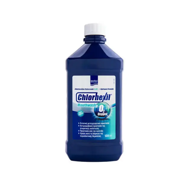 InterMed Chlorhexil Oxygen Στοματικό Διάλυμα κατά της Ουλίτιδας 1500ml