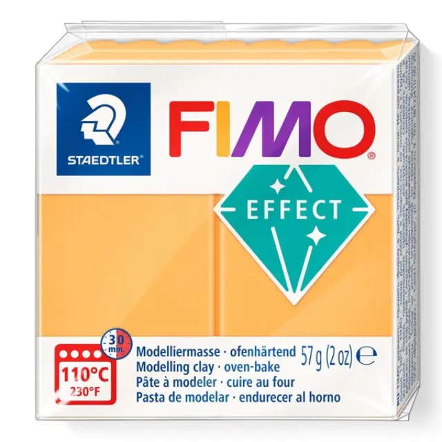 Πολυμερικός Πηλός Staedtler Fimo Effect No401 - Neon Orange - 57gr