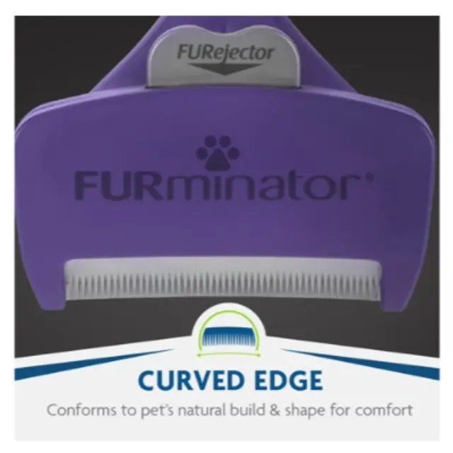 Furminator Βούρτσα Απομάκρυνσης Τριχών για Κοντότριχες Γάτες Μεσαίου & Μεγάλου Μεγέθους/Medium Large Μονόχρωμο 3