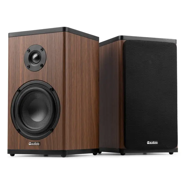 AUDIZIO BS20 DARK WOOD ΕΝΕΡΓΟ ΣΕΤ ΗΧΕΙΩΝ ΒΙΒΛΙΟΘΗΚΗΣ ΜΕ ΜΠΑΤΑΡΙΑ