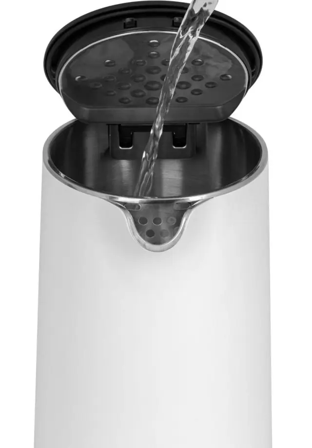 Stainless Steel Kettle White 1.5 l Salt - Pepper Concept RK3300