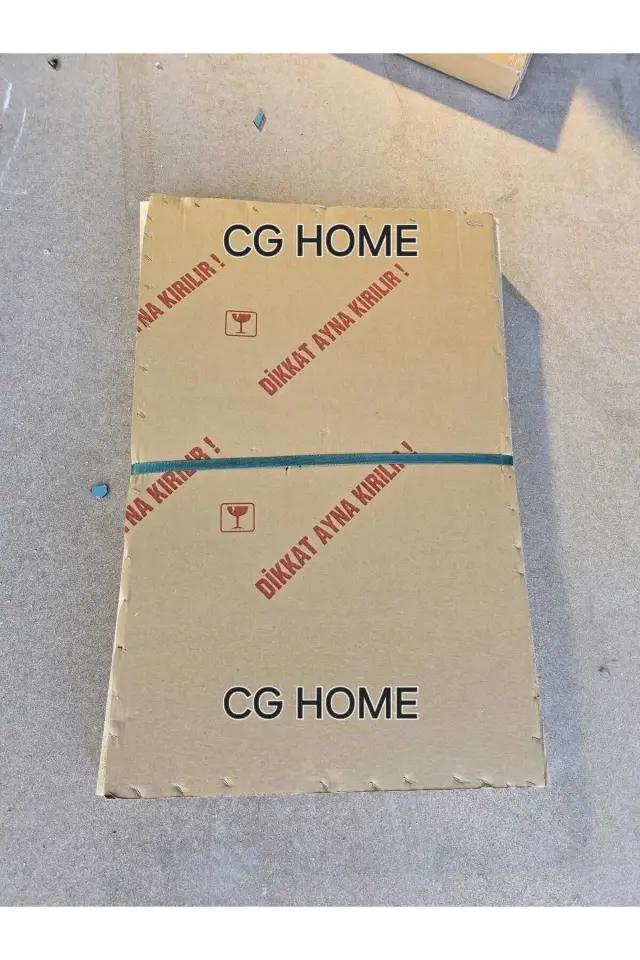 Stewehome Ασύμμετρος καθρέφτης τοίχου χωρίς πλαίσιο για κονσόλα Ασημί 1 τεμ 75x40x2 cm 3