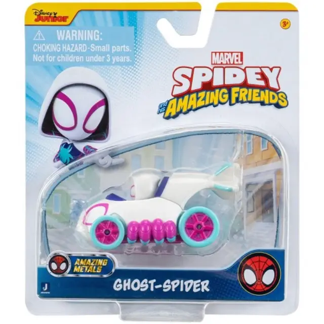 Spidey Amazing Friends Μεταλλικό Όχημα με Φιγούρα 7.5cm Ghost Spider