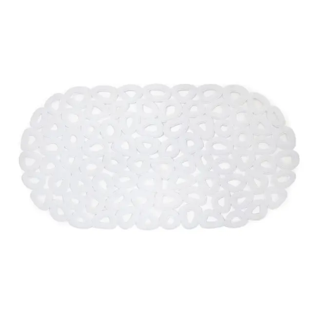 Αντιολισθητικό Μπάνιου Eco 68X35Cm Ανακυκλωμένο Pvc Λευκό