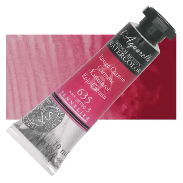 Χρώμα Ακουαρέλας Sennelier l Aquarelle Σωληνάριο 10ml - 635 Carmine
