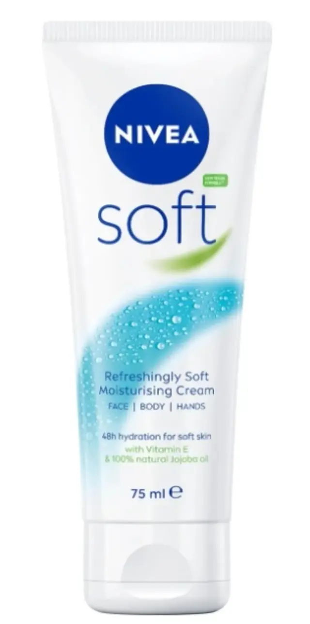 Nivea Soft Ενυδατική Κρέμα Προσώπου και Σώματος για Όλους τους Τύπους Δέρματος 75ml