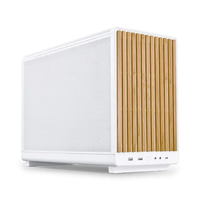 Lian Li PC Case A3 Mini Tower Wood S White (A3W-WD)