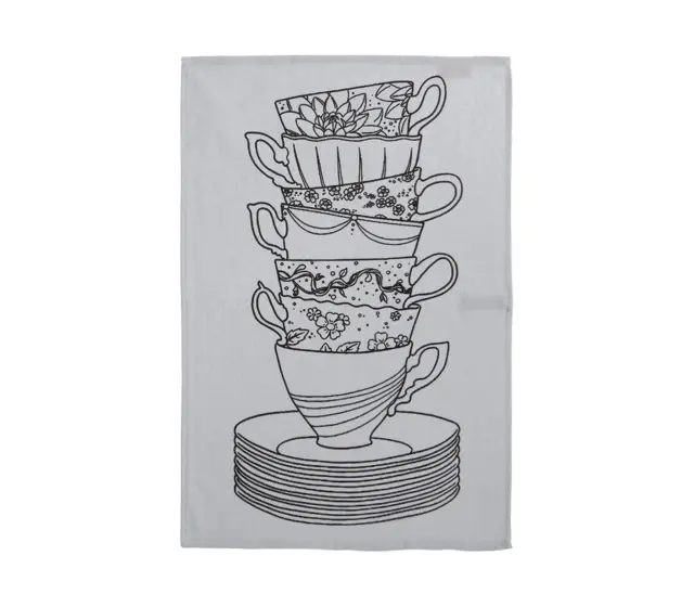 ΠΟΤΗΡΟΠΑΝΟ MY CUP OF TEA 40Χ60 NEF-NEF HOMEWARE GREY
