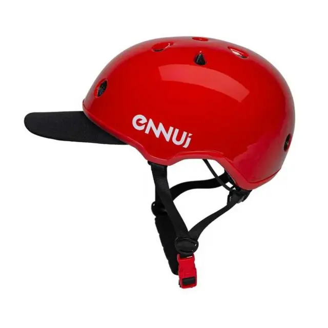 ENNUI elite red κράνος με αφαιρούμενο peak (54-59εκ.)
