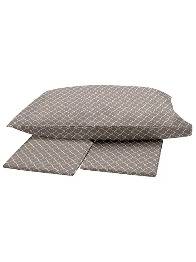 Σετ Σεντόνια Menta Εμπριμέ 530 Grey Υπέρδιπλο (235x250) Sunshine 2