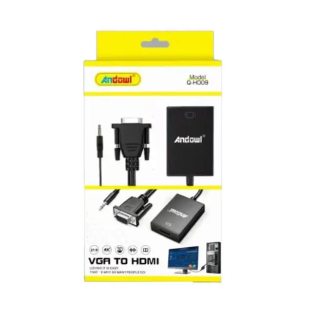 Andowl Αντάπτορας VGA σε HDMI Q-HD09