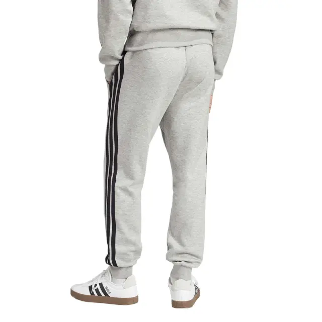 adidas Sportswear Men's 3Stripes Fleece Tapered Cut Pant Γκρι JE6318 (adidas Sportswear) 3