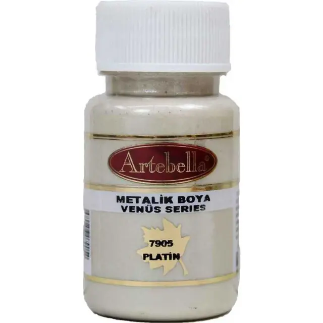 Artebella Ακρυλικό Μεταλλικό Χρώμα Venus Series - 7905 Platinum - 50ml