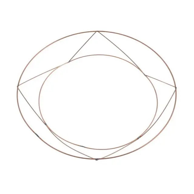Στεφάνι μεταλλικό διπλό, 30,5cm