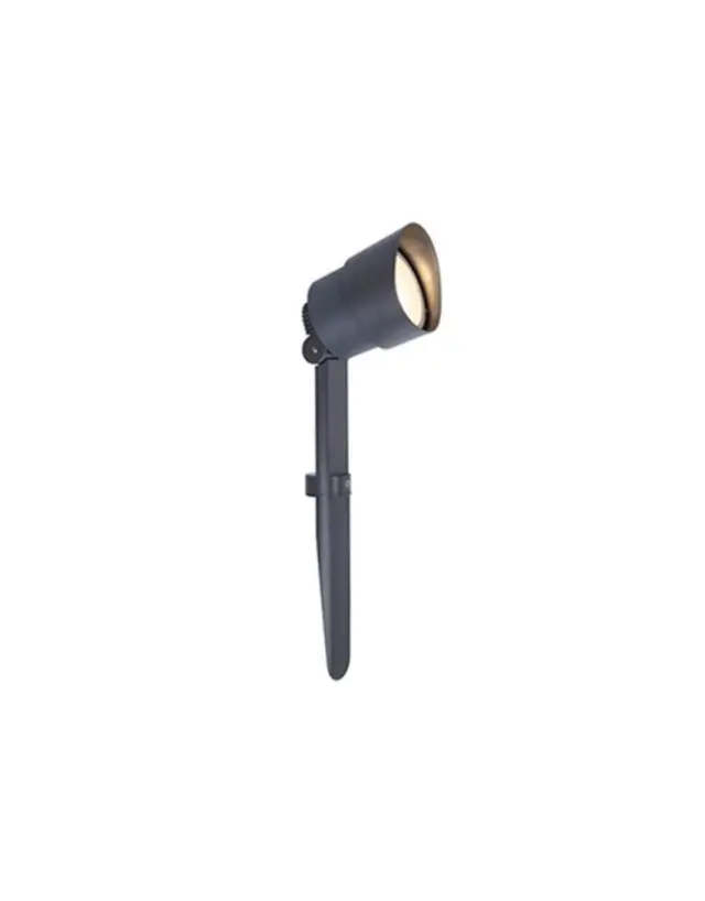 EXPLORER Spike Dark Grey 3000K (Warm White) Architectural Modern 1 head