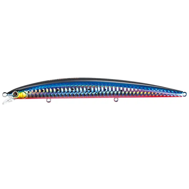 Τεχνητό Smith Haluca Floating – Minnow Υψηλής Απόδοσης για Spinning & Trolling 12.5cm 03 - Sardine Red Berry